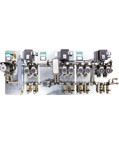 Low Loss Header Panel Connection
